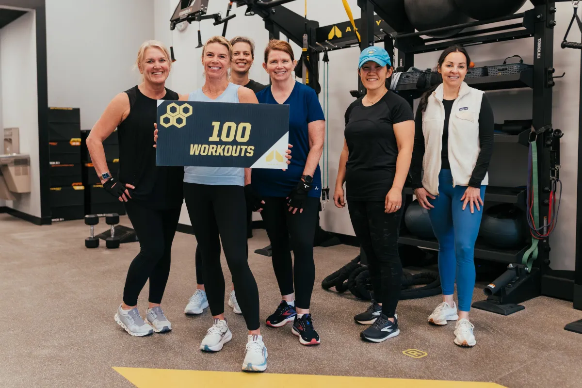 Coach-led small group personal training session at Alloy Personal Training in Edina, MN